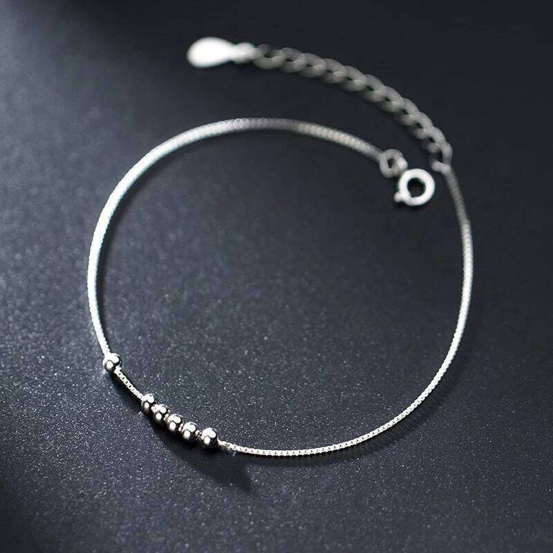 Modian 2020 New Design Simple Charm Beads Chain Bracelet for Women 925 Sterling Silver Party Fine Jewelry Accessories Gift Z260225