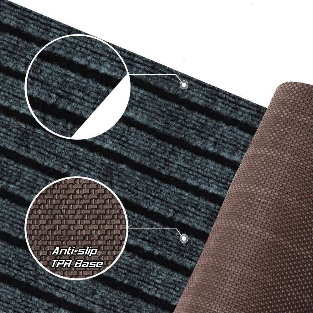 Durable Non-Slip Door Indoor Outdoor Doormat for Home Entrance Stain Fade Resistant Floor Mat Machine Washable Carpet W260226