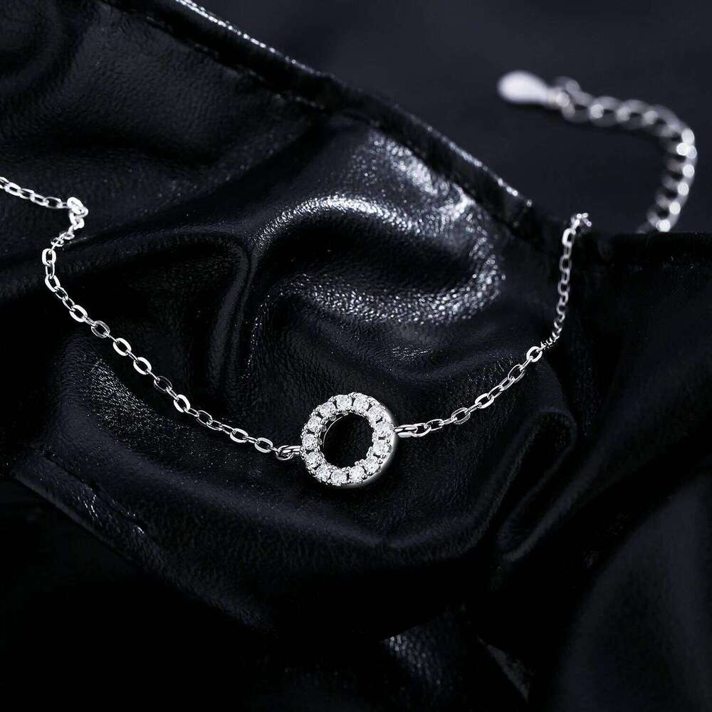MODIAN D Color Moissanite 925 Sterling Silver Fashion Hallow Out Round Link Chain Bracelet For Women Fine Jewelry Gifts Z260225