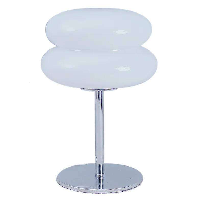 Simple Living Room Bedroom Study & B Medieval Hamburger Glass Table Internet Celebrity Atmosphere Decoration Bedside Lamp H260225