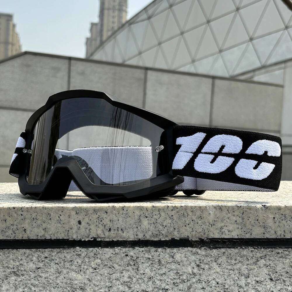100 Motorcycle Glasses Motocross Safety HD Lenses Dirt Bike ATV Ski mtb Goggles MOTO Outdoor Cycling Sunglasses Z260225