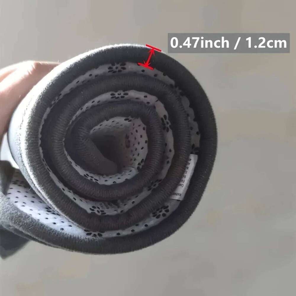 Thickened kitchen L-shaped absorbent floor household flannel non-slip anti-fall dirt-resistant oil-absorbing foot mat W260226