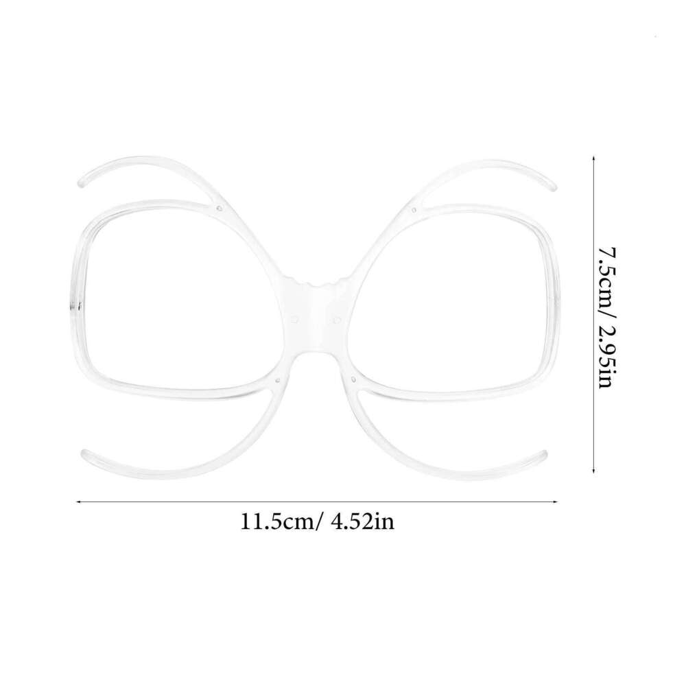 1pc Myopia Adapter Flexible Transparent Ski Goggles Frame Universal Size Anti Sports Glasses TR Material Z260225