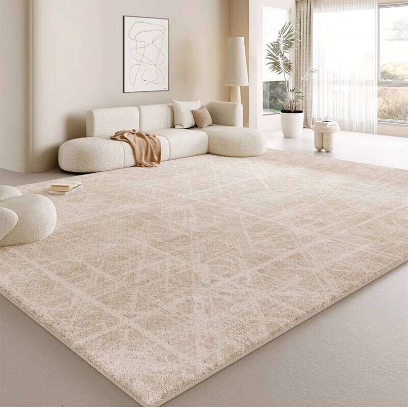 Cream Style Rugs for Bedroom Thick Washable Lounge Floor Mat Large Area Living Room Decoration Plush Carpet Home Fluffy Soft Rug W260226