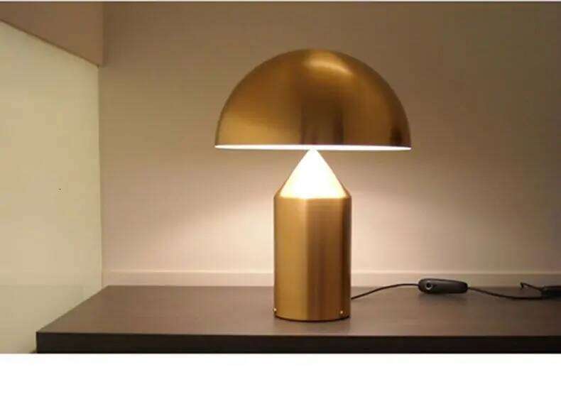 Oluce Atollo Creative mushroom Table Lamp for Bedroom Study Living Room Decoration Desk lamp Luminaires H260225