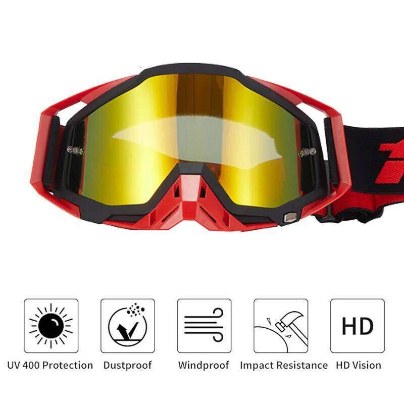 Lunettes moto vintage pour hommes, soleil motocross, lunettes protection scurit MX, casque de vision n Z260225