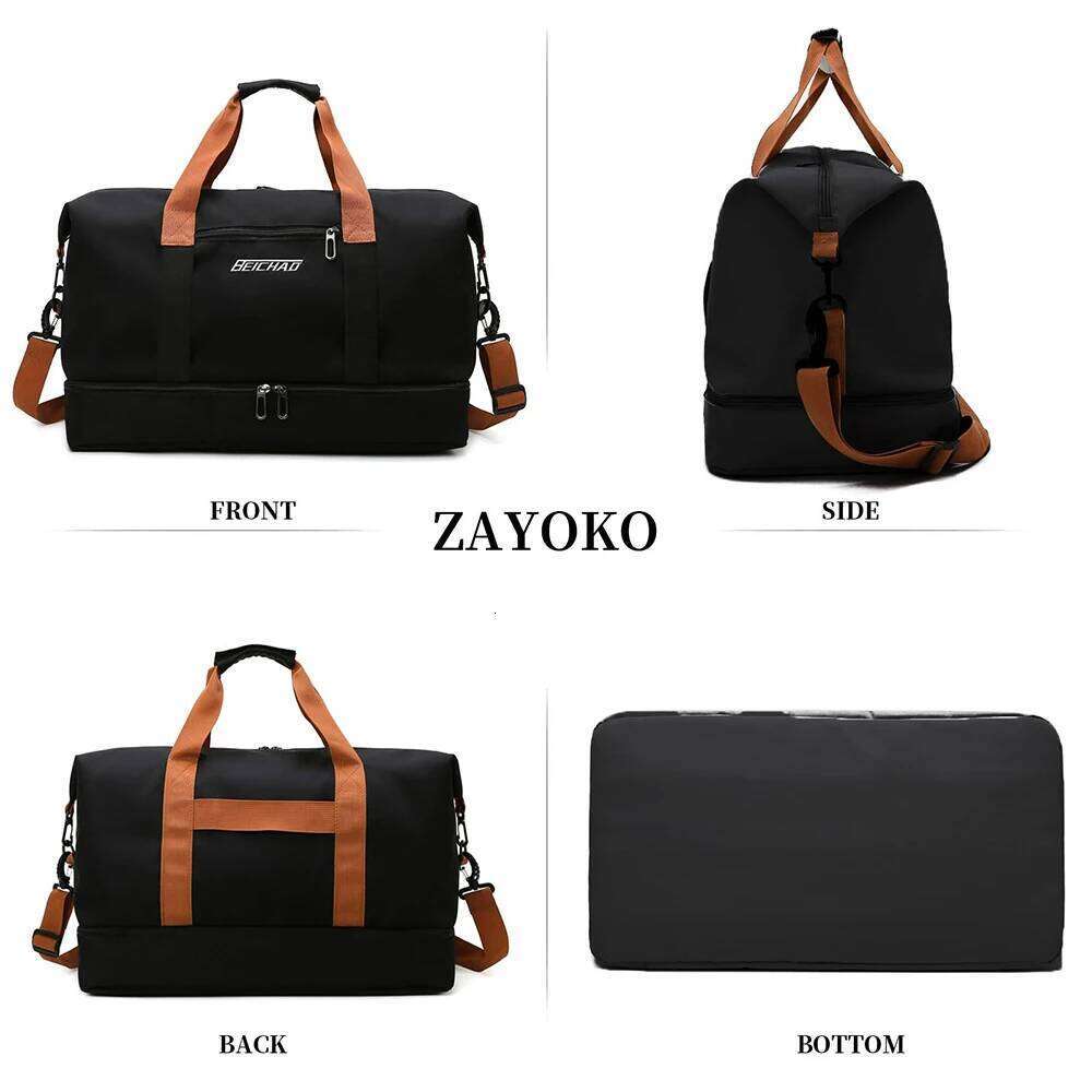 Travel Handbag Sports for Women Men Duffle bag Sport Workout Gym Swim Crossbody Shoulder Bag with Shoe Compartment H260225