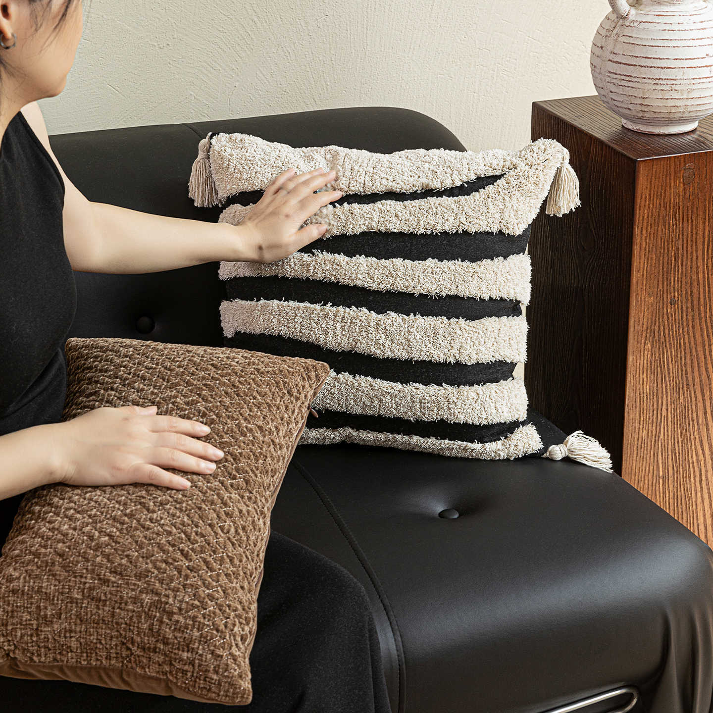 Funny S-Smith Fashion P-Paul Pillow Case Plush Fabric Soft Double Sided Print Sofa Cushion Cover Throw Pillow Covers 251126