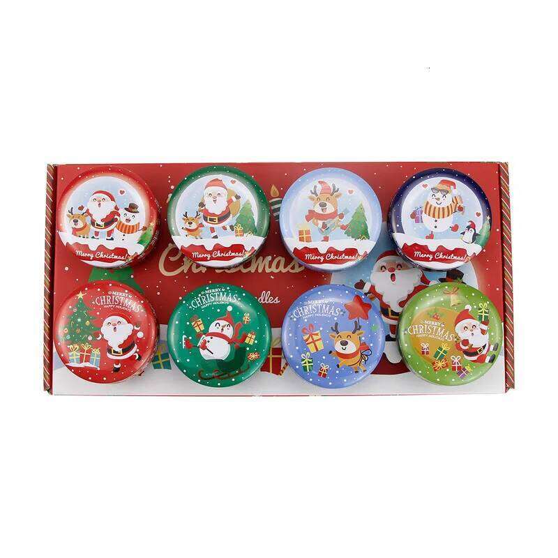 2025 New Aromatherapy Candles, Party Decoration Candle Gift Box, Soy Wax Christmas Candles W260226