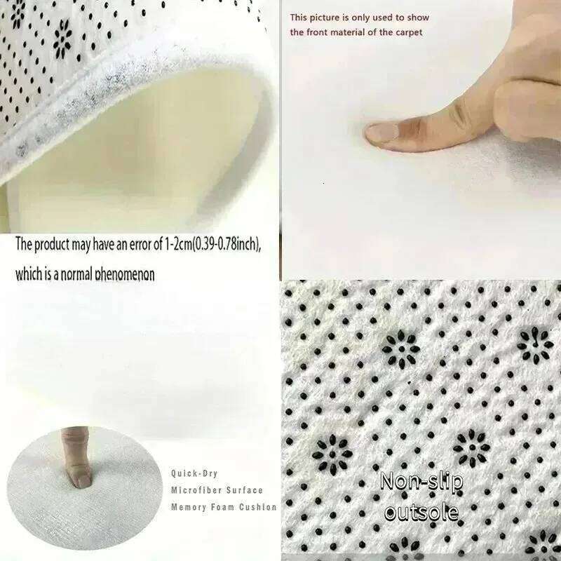 Vintage Bohemian Ethnic Style Circular Printed Carpet Carpets Living Room Washroom Floor Mat Small Rugs for Bedroom W260226