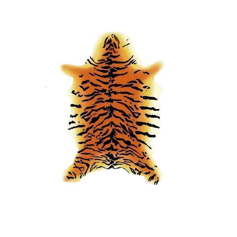 1pcs Imitation Animal Fur Floor Mat Living Room Bedroom Study Home Decoration Dirt-resistant and Easy To Care Carpet W260226