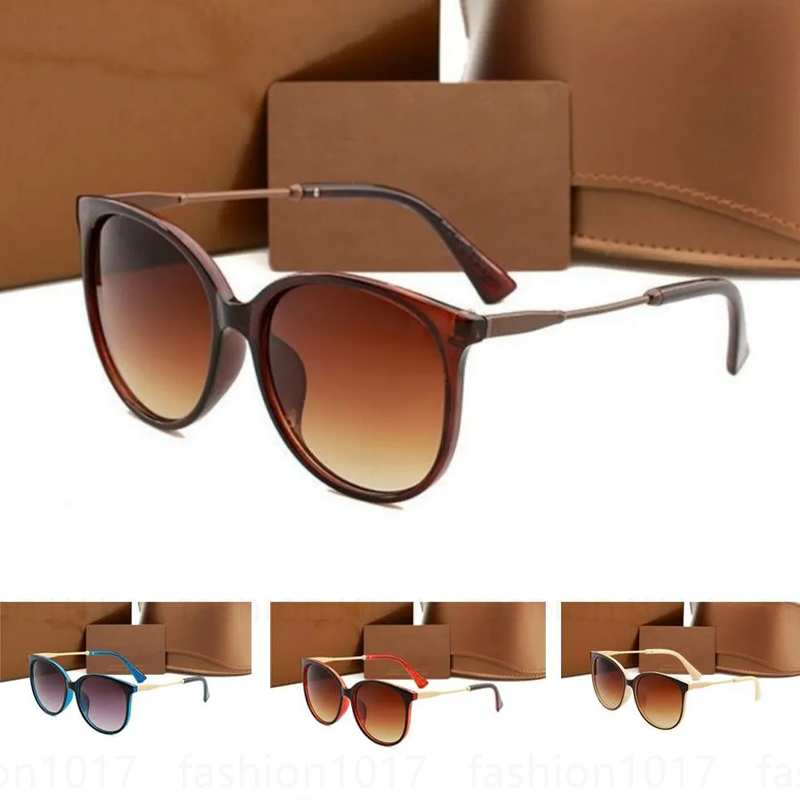 Designer Sunglasses Luxury Retro Men Women Sunglasses Brown Cases Black Metal Frame Outdoor Eyeglasses Beach shading UV protection polarized glasses gift box