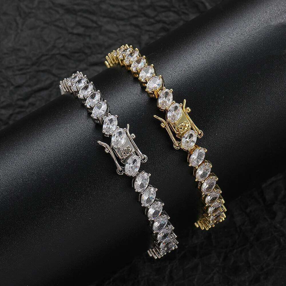 Tennis Bracelets Brass Cubic Zirconia Women's Fashion Chain Bracelet Jewelry BB135 Z260225