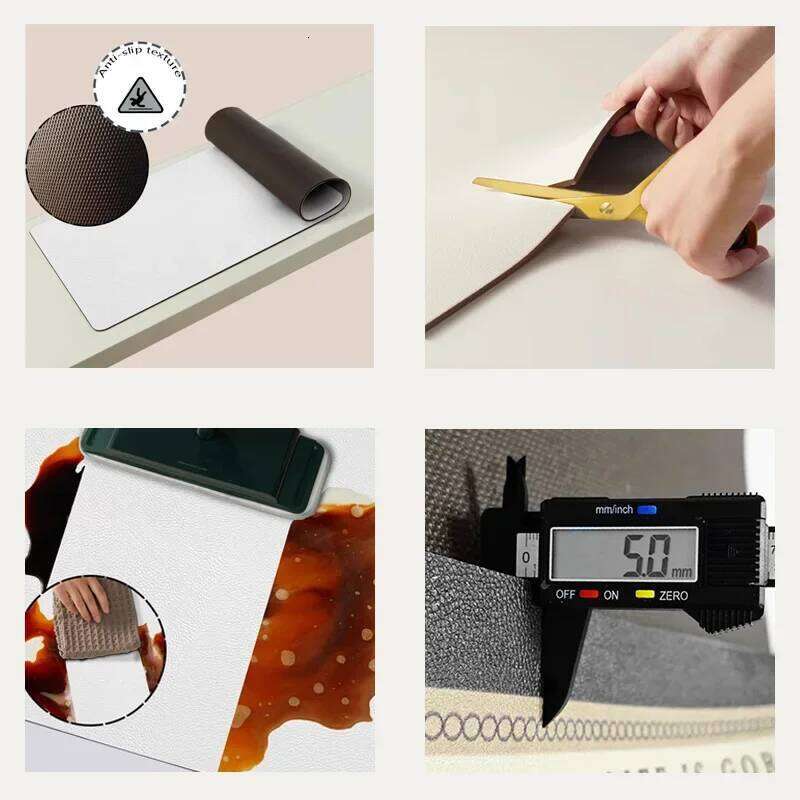 Corner L-shaped Kitchen Carpet Retro Floral Pattern PVD Floor Ethnic Style Plaid Waterproof Rug Non-slip Scrubbable Foot Mat W260226