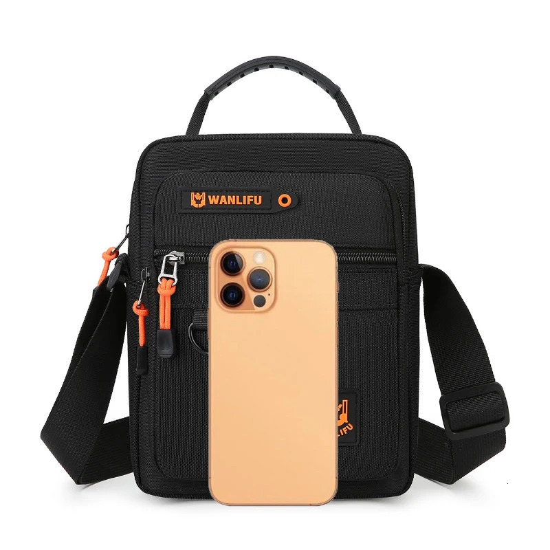 Mens crossbody bag with adjustable shoulder straps multifunctional single shoulder bag for daily commuting casual outdoor bag 260305