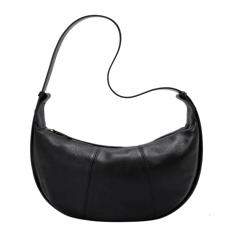 Luxury Shoulder Bags Yan Genuine Leather Dumpling For Women Versatile Cowhide Horn Commuter Crossbody Large Capacity Shoulder Bag Niche High End Under
