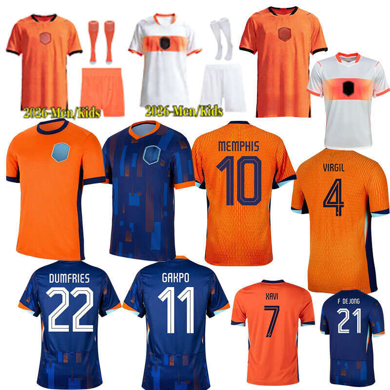 2026-2027 He Lan lNational Team Football Jersey Virgil van Dijk football jersey Ligt Frenkie Depay jerseys footbal Gakpo Shirts for adults and children aged 25-26