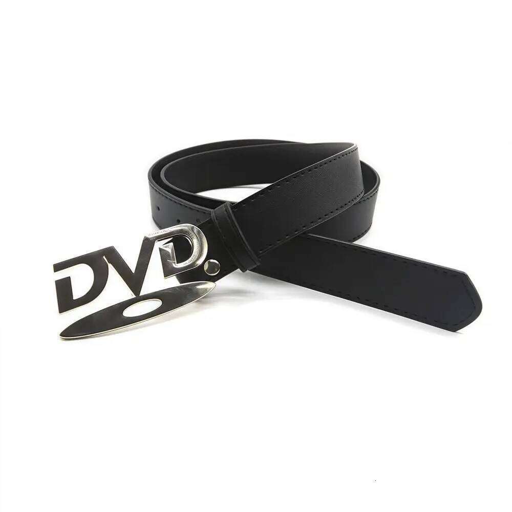Nostalgic English Buckle Versatile Fashion Design Sturdy Women's DVD Casual Sense Niche Belt Jeans Decoration Y260225