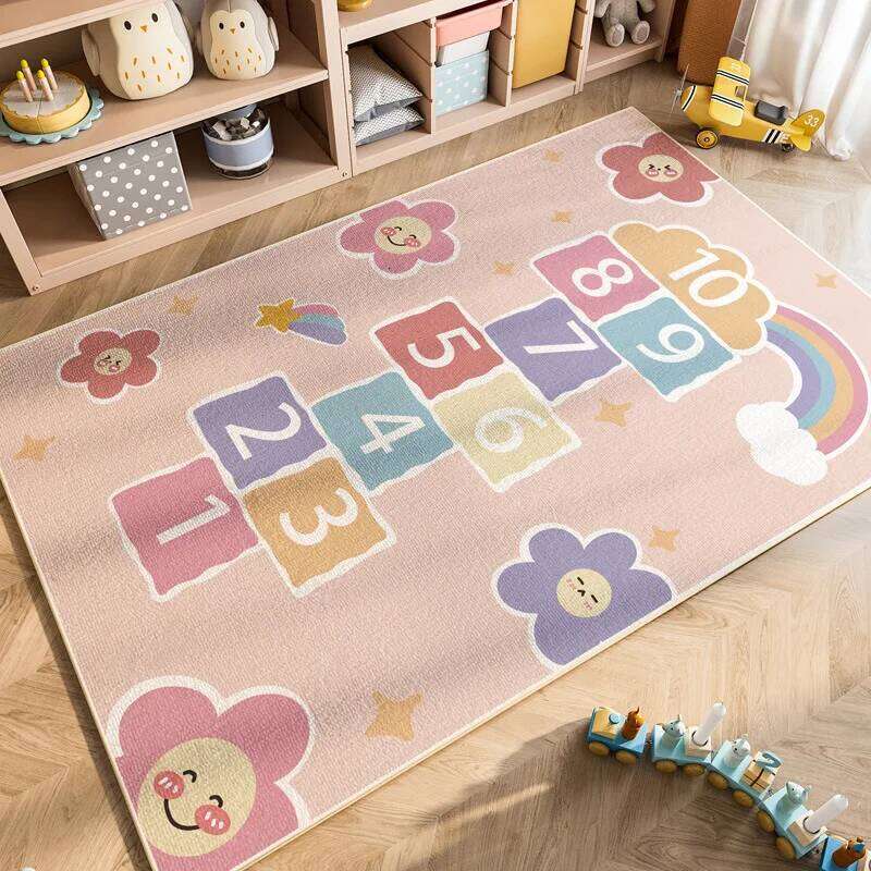VIKAMA Children's Carpet Living Room Study Toy Reading Area Baby Crawling Bedroom Anti-Slip Floor Mat Home Decoration W260226