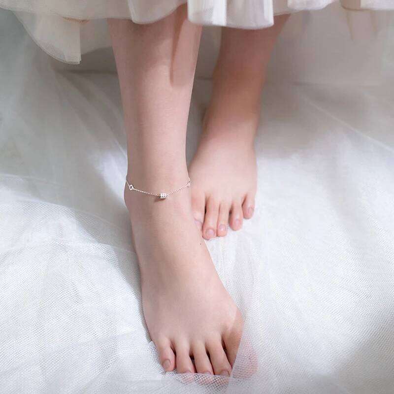 Modian 2025 New Fashion Geometric Round Charm Luxury Bracelet For Women 925 Sterling Sparkling Link Tennis Silver Jewelry Z260225