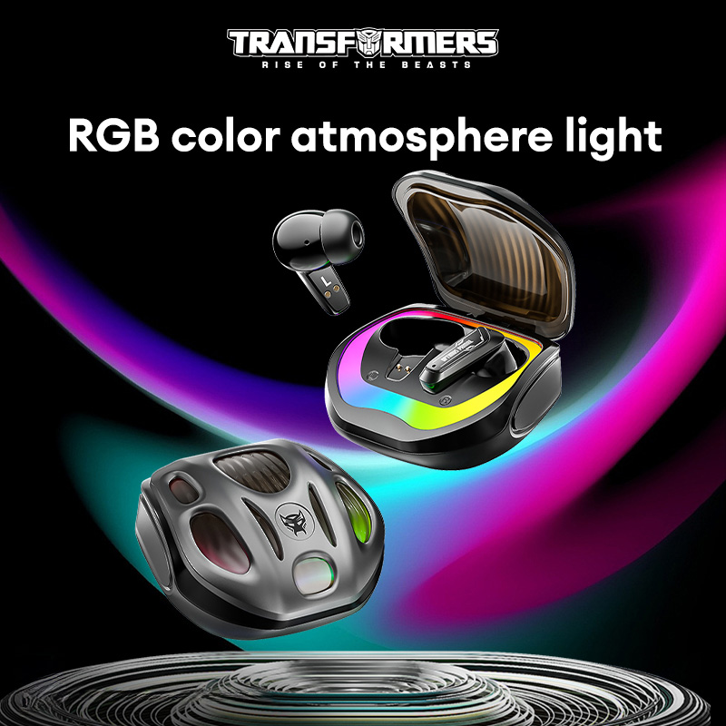 TRANSFORMERS TF-T35 In Ear Earphone Wireless Bluetooth 5.4 Headphones HiFi Stereo Outdoor Sport Music Headset Long Standby Low Latency Gaming Earbuds