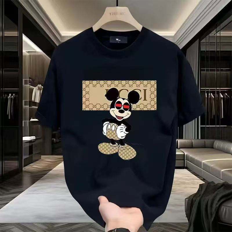 Designer Brand Luxury Mens T Shirts Soft Cotton Short Sleeves T-shirts Summer Casual Comfort Men's Clothing Apparel Tees Tshirts Black White Green Red S - XXXXXL