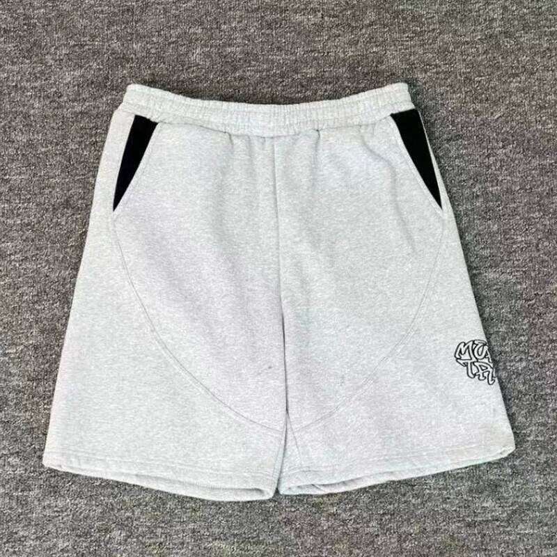 New Gray Black Color Contrast Mertra Casual Embroidered Logo Print MERTRA Shorts Pants H260226