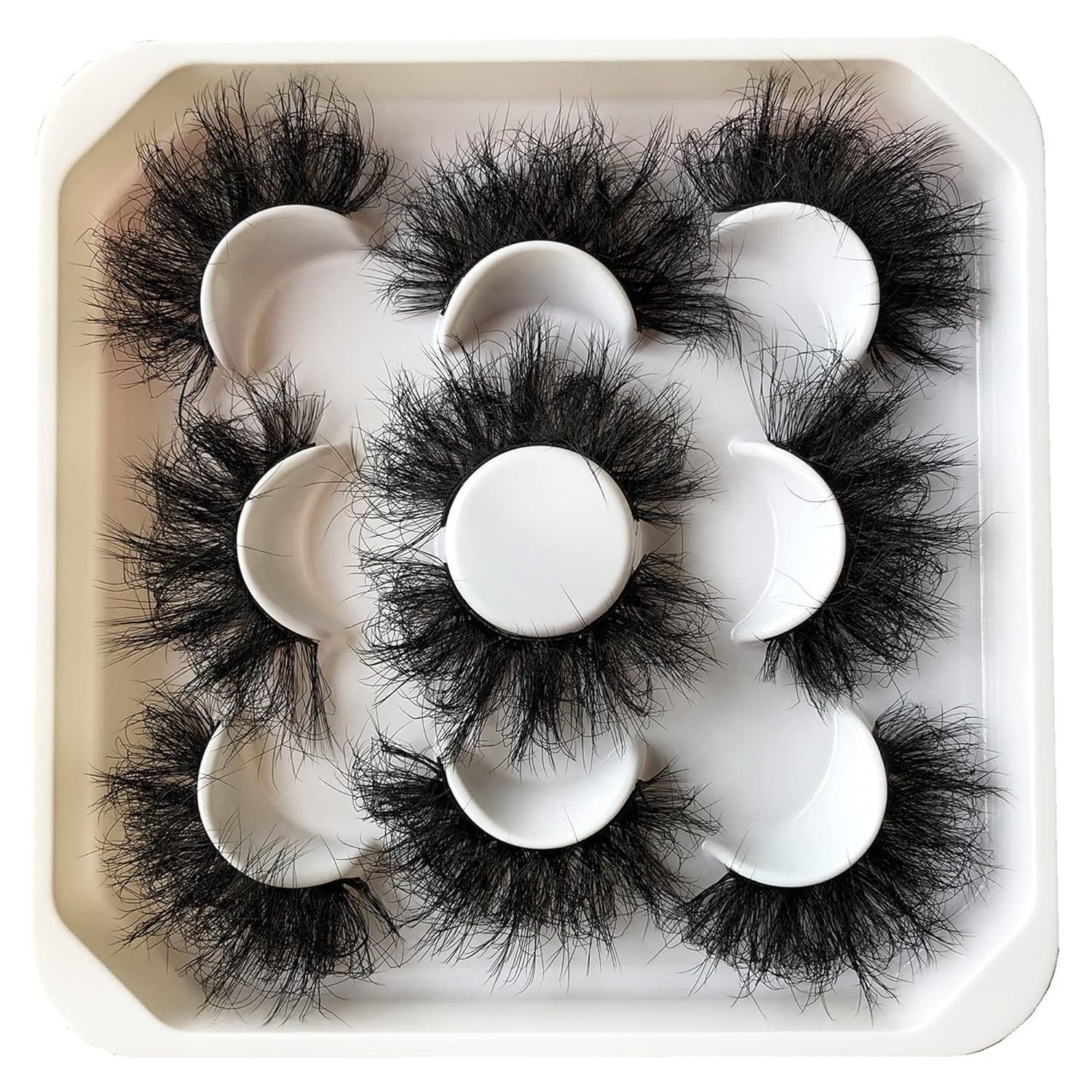 RED SIREN Mink Lashes Wholesale Eyelashes Bulk 5/30/50 Pairs Soft Fluffy Messy Natural Mink Lashes Makeup Mink Eyelashes 240914