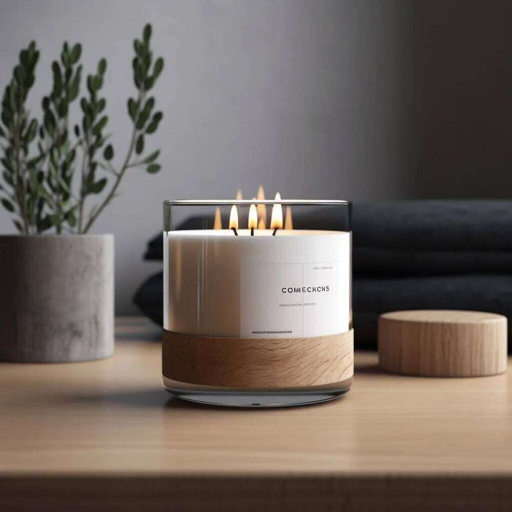 Grape Soda Scented Rainbow Colored Aromatherapy for Home Instagram Aesthetic Decor, Handmade Soy Wax Candle Jar W260226
