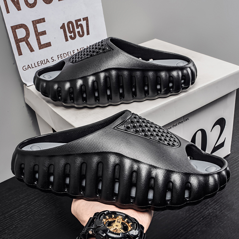 New Free Shipping Designer EVA lightweight soft sole men's outerwear thick sole anti slip couple drag