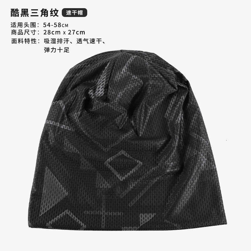 New Mens Hat Summer Sweat-Absorbing Thin Headscarf Outdoor Sports Quick-Dry Sun Protection Breathable Pullover Maternity Knitted Hat S260225
