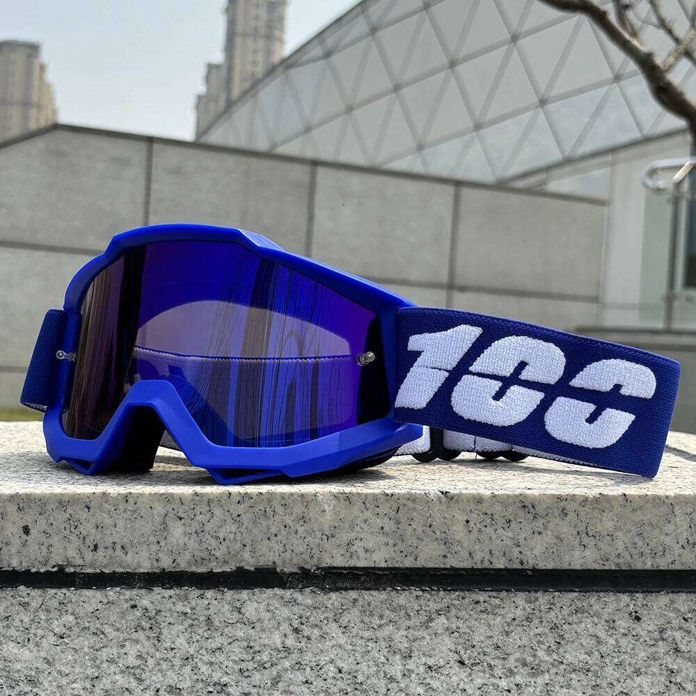 100 Motorcycle Goggles & Dustproof Racing Glasses Windproof for Men Motocross, Cycling, Skiing Outdoor Off-Road Bike Goggle Z260225