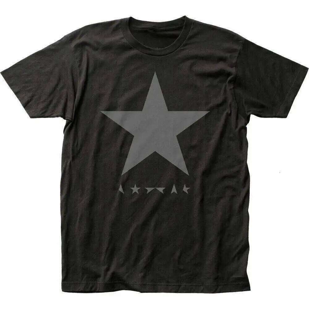 Licensed Rock N Roll Band Music Tee David Bowie Blackstar T Shirt Black Fashion Casual Trend Y2k Vintage Cotton T-shirt Unisex C260226