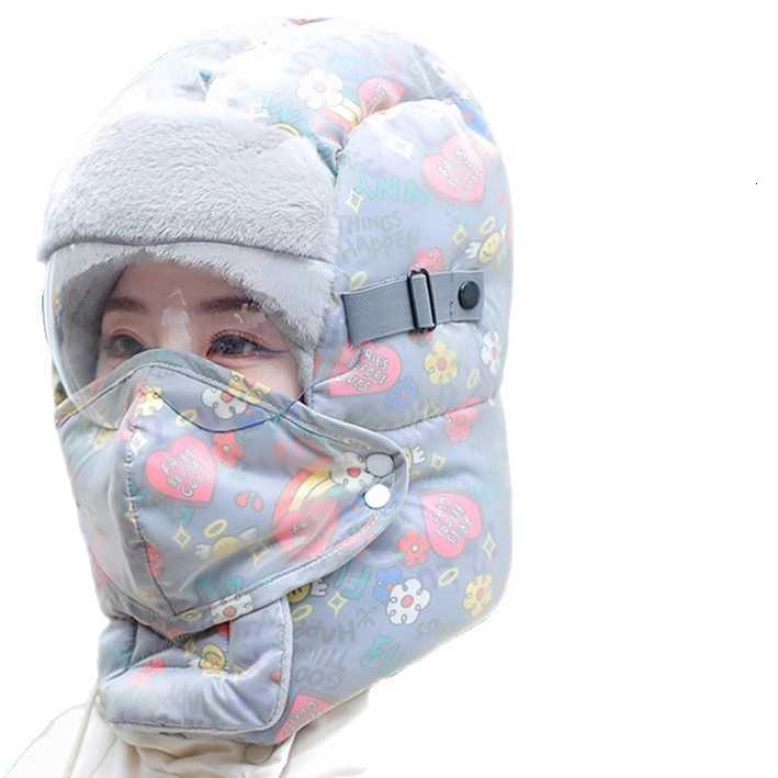 winter riding hat a warm and windproof accessory thickened and lined with fleece with ear protection suitable for riding electric bikes Northeast cott