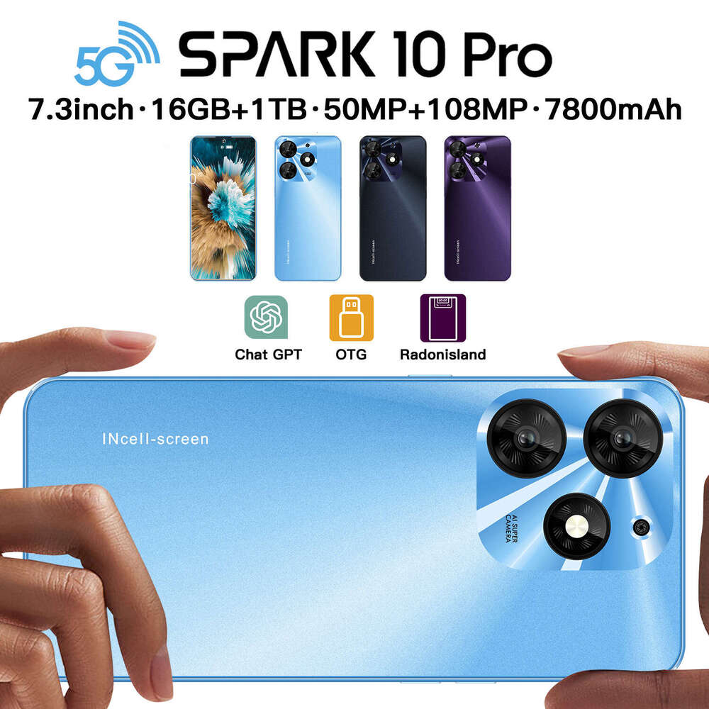 Famous Brand Spark Pro Cross Border New Smartphone Inch Foreign Trade Android T All In One Hot Model CKS