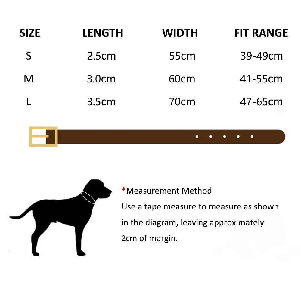 Genuine Leather Dog Collar Solid Copper Ring Braided Wear-Resistant Pet Accessories Travel Outdoor Train Walk Animal Supplies