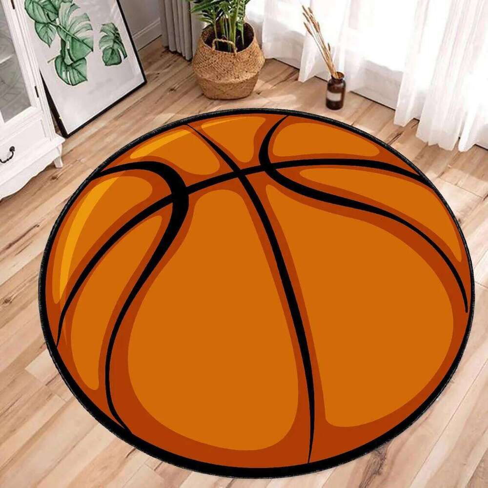 Sports Carpet, , Boys Bedroom Decor Floor Mat Ball, Ball Soccer Gifts Rug W260226