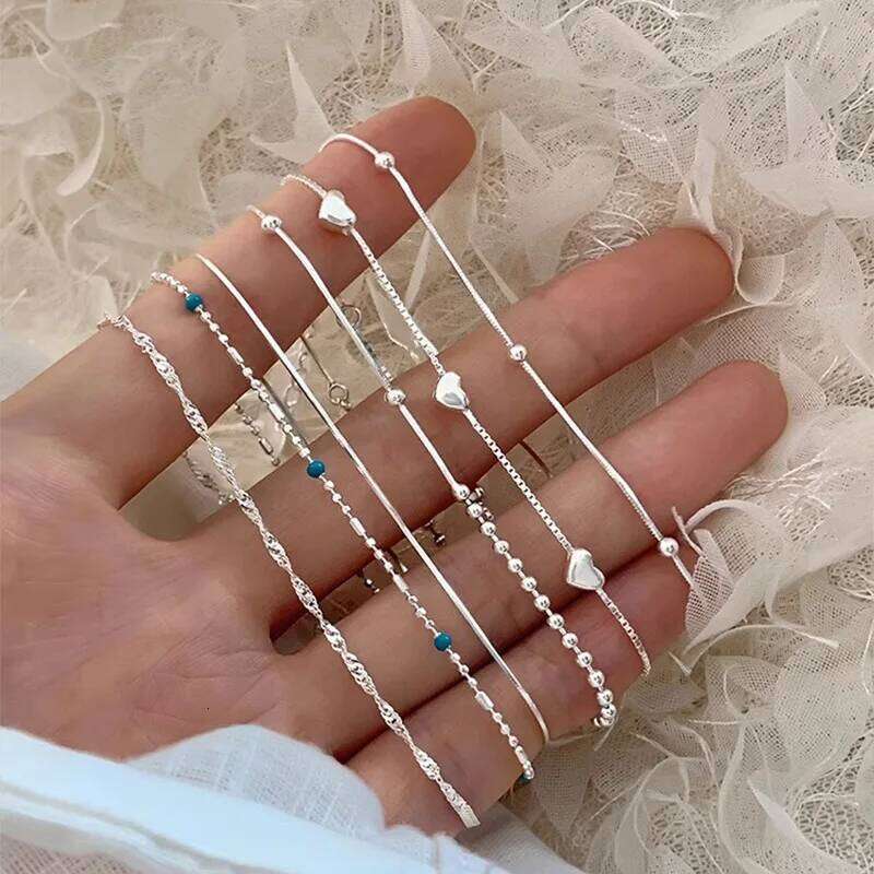 New 925 Sterling Silver Simple Style Personalized Charming Woman Bracelet Birthday Gift for Friends Exquisite Jewelry Z260225