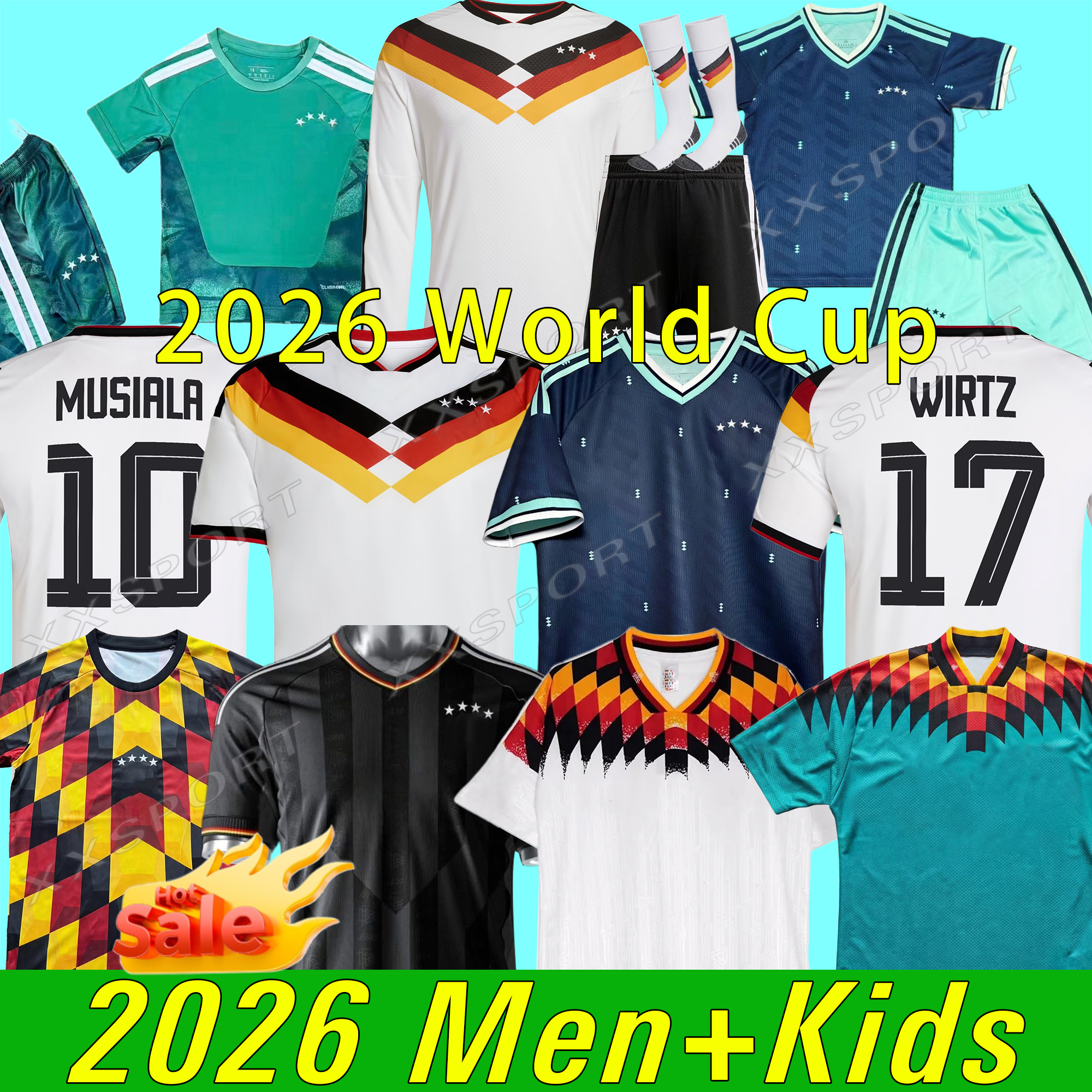 125 Year Anniversary 2026 football jersey Germanys woman Soccer Jerseys 26 27 Player Version HUMMELS KROOS GNABRY MUSIALA MULLER HAVERTZ Whiteout Beckenbauer