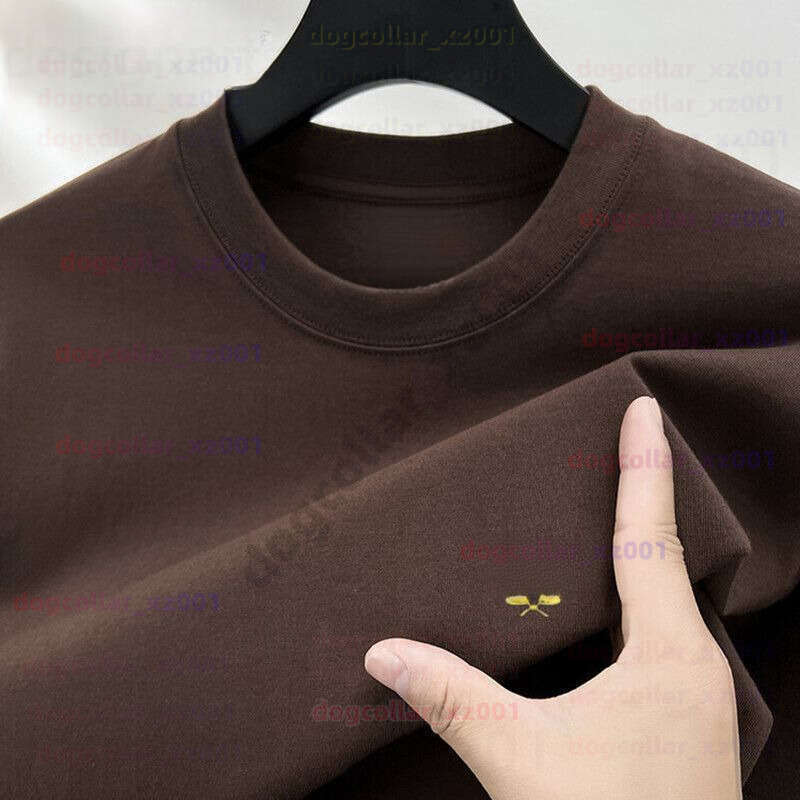 Fredy Perry Sweater Denim Hoodie Luxury Pure Cotton Mens Polo Perryly Shirt Summer Wheat Ear Of Wheat Embroidered Fredly Short Sleeved T-shirt Business Fashion Mens