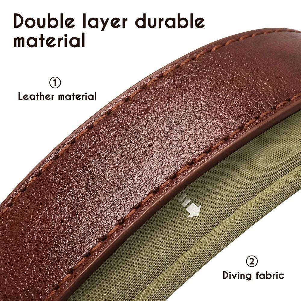 Personalized Leather Custom Soft Padded Dog Collars Durable Pet ID Tag Collar Adjustable for Small Medium Large Dogs