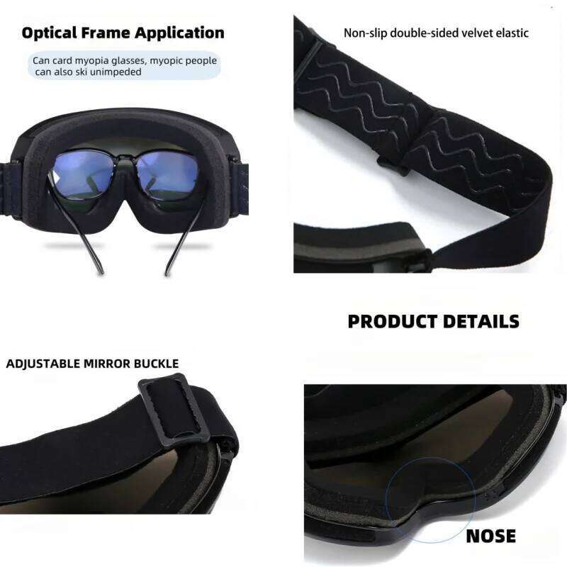 Ski Glasses Kids 4-14 Years Old Double Layer Anti Fog Children Large Snow Goggles Winter Sled Sports Glasse 2024 Z260225