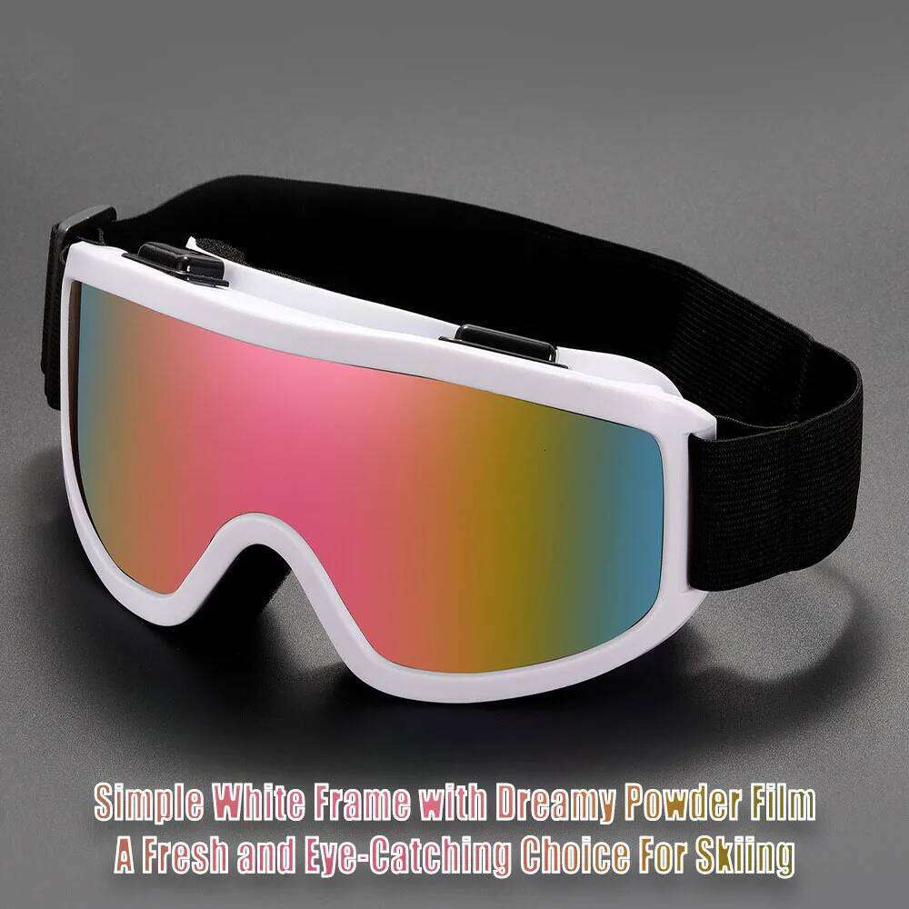 2025 New Man Woman Ski Goggles Colorful Mountain Protective UV400 Unisex Sports Oversized Sunnies Cycling Sun Glasses 3 Z260225
