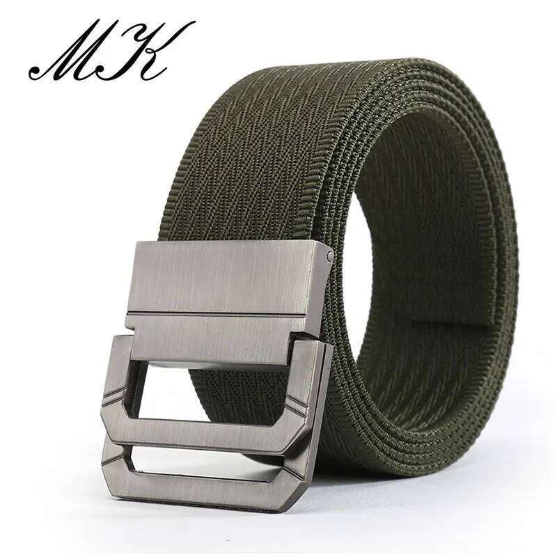 Maikun Nylon Belts for Men Army Tactical Men's Double Rappelling Buckle Belt Y260225