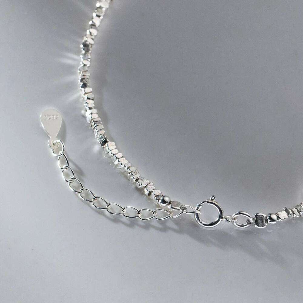 MODIAN 925 Sterling Silver Natural Colorful Beads Tourmaline Charm Bracelet Sweet Stackable Link Chain For Women Girls Jewelry Z260225