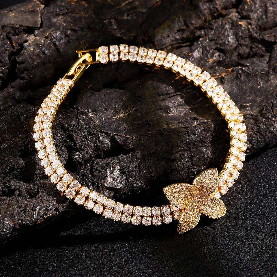 ZAKOL Women's Double Row Zircon Bracelet Exquisite Flower Fashion Cuff Bracelets Wedding Party Jewelry Accessory Z260225