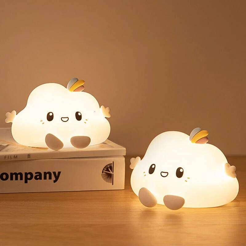Nightlight, bedside atmosphere lighting, bedroom sleep sleep, baby feeding, USB charging, pat light Z260227