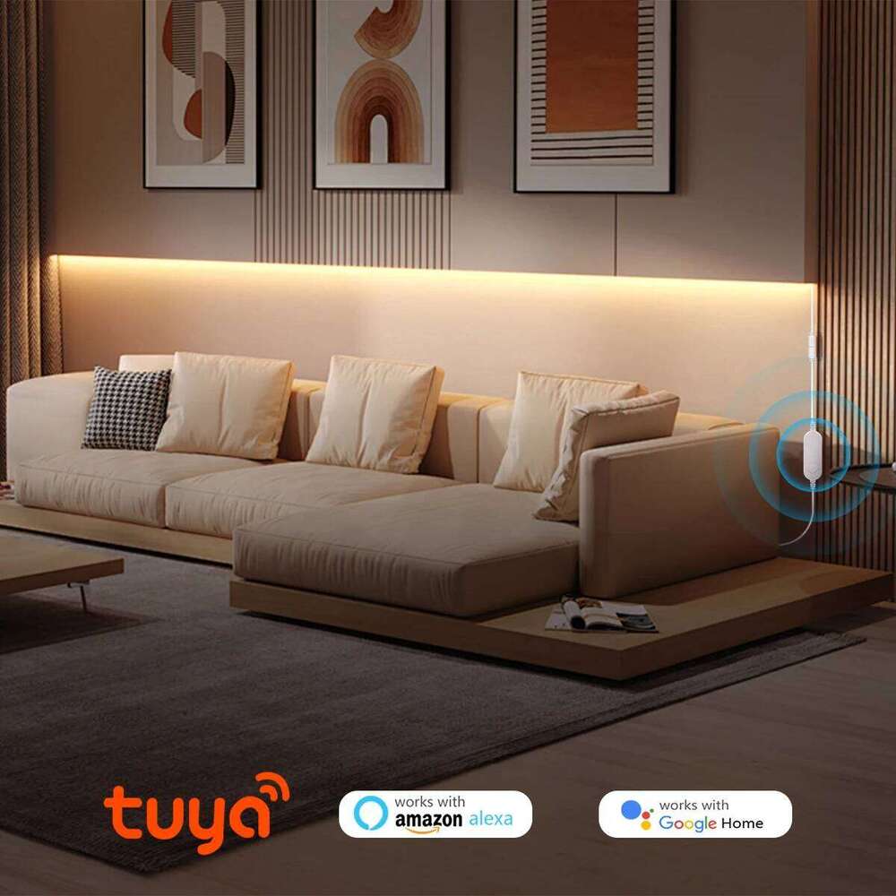 DC 5V USB Light LED Strip Tuya Smart Life Wifi App Control Neon Tube Tape Garden Xmas DecorWork with Alexa,Google Home Z260226