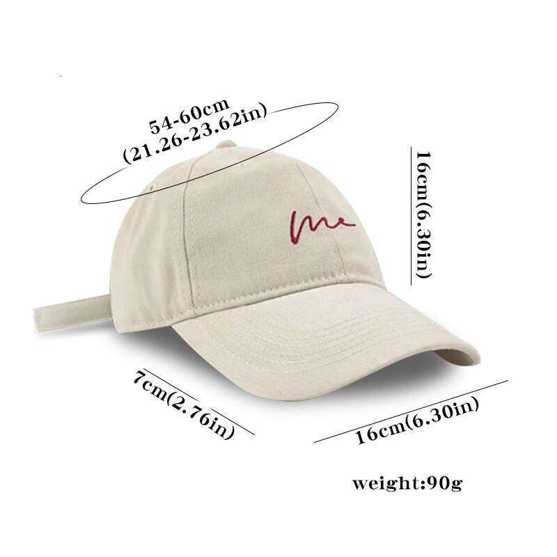 Simple Embroidery Baseball Hat For Women Men Solid Color Cotton Duck Tongue Cap Adjustable Unisex Casual Sports Sun Visors Z260226