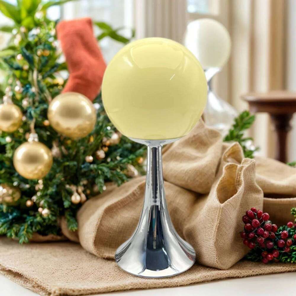 Glass Round Home Table Room Decoration Hotel Bedside Desk Lamps Girl Bedroom Atmosphere Lighting Night Light Desktop Lamp Z260227